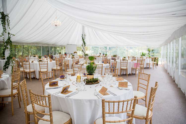 Clear Side Marquee Rustic Autumn Blush Pink Gold Wedding Narborough Hall Gardens Norfolk http://katherineashdown.co.uk/