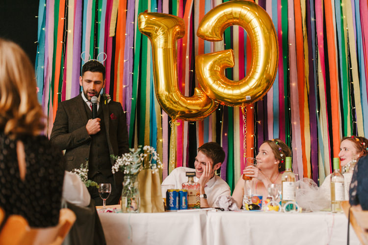 Alternative Rainbow Fun Loving Budget Wedding Hanger Farm Arts Centre Southampton https://www.nicolastreaderphotography.co.uk/
