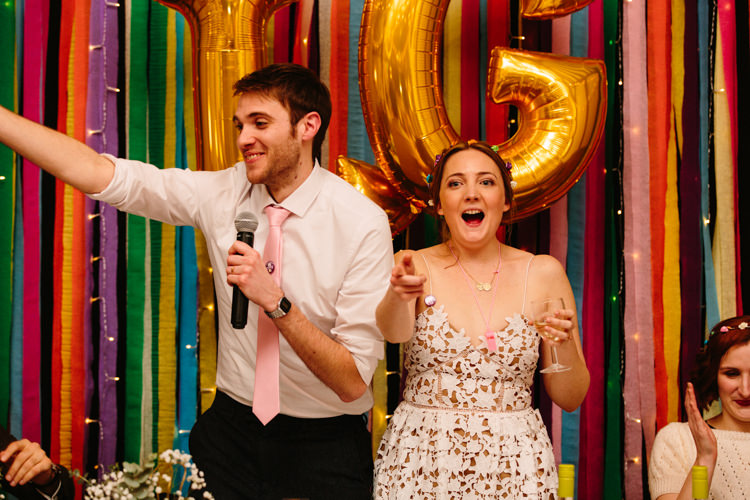 Alternative Rainbow Fun Loving Budget Wedding Hanger Farm Arts Centre Southampton https://www.nicolastreaderphotography.co.uk/