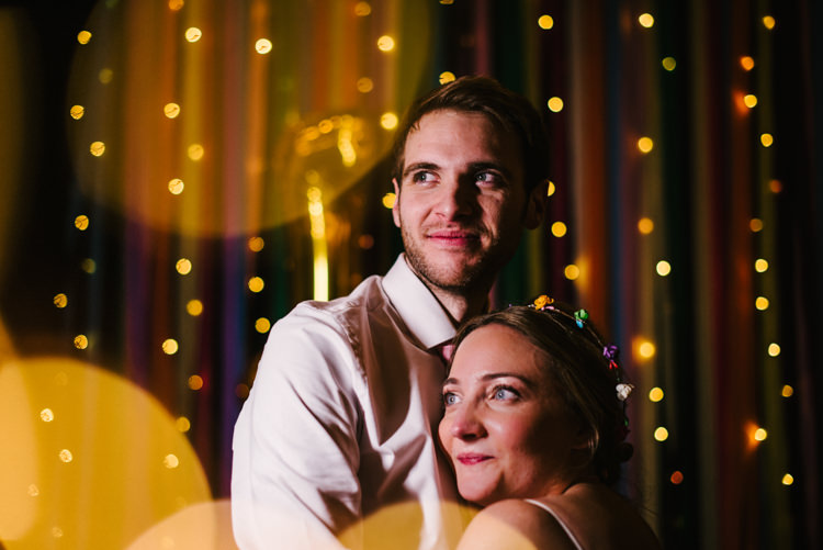 Alternative Rainbow Fun Loving Budget Wedding Hanger Farm Arts Centre Southampton https://www.nicolastreaderphotography.co.uk/