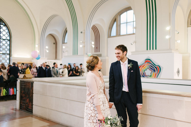 Alternative Rainbow Fun Loving Budget Wedding Hanger Farm Arts Centre Southampton https://www.nicolastreaderphotography.co.uk/