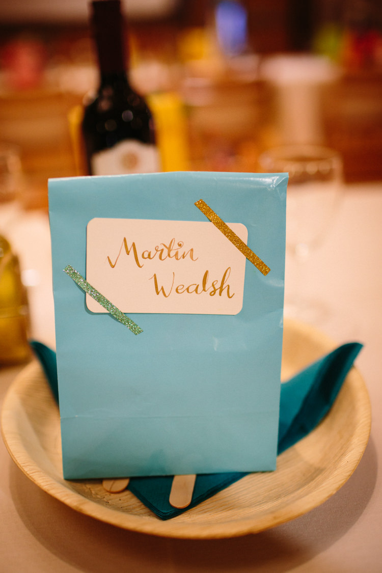 Goodie Bags Guests Alternative Rainbow Fun Loving Budget Wedding Hanger Farm Arts Centre Southampton https://www.nicolastreaderphotography.co.uk/
