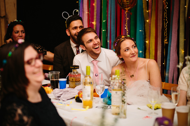 Alternative Rainbow Fun Loving Budget Wedding Hanger Farm Arts Centre Southampton https://www.nicolastreaderphotography.co.uk/