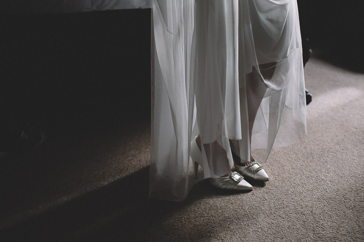Shoes Bride Bridal Autumn Woodland Wedding Woodlands Lodge New Forest http://carrielaversphotography.co.uk/