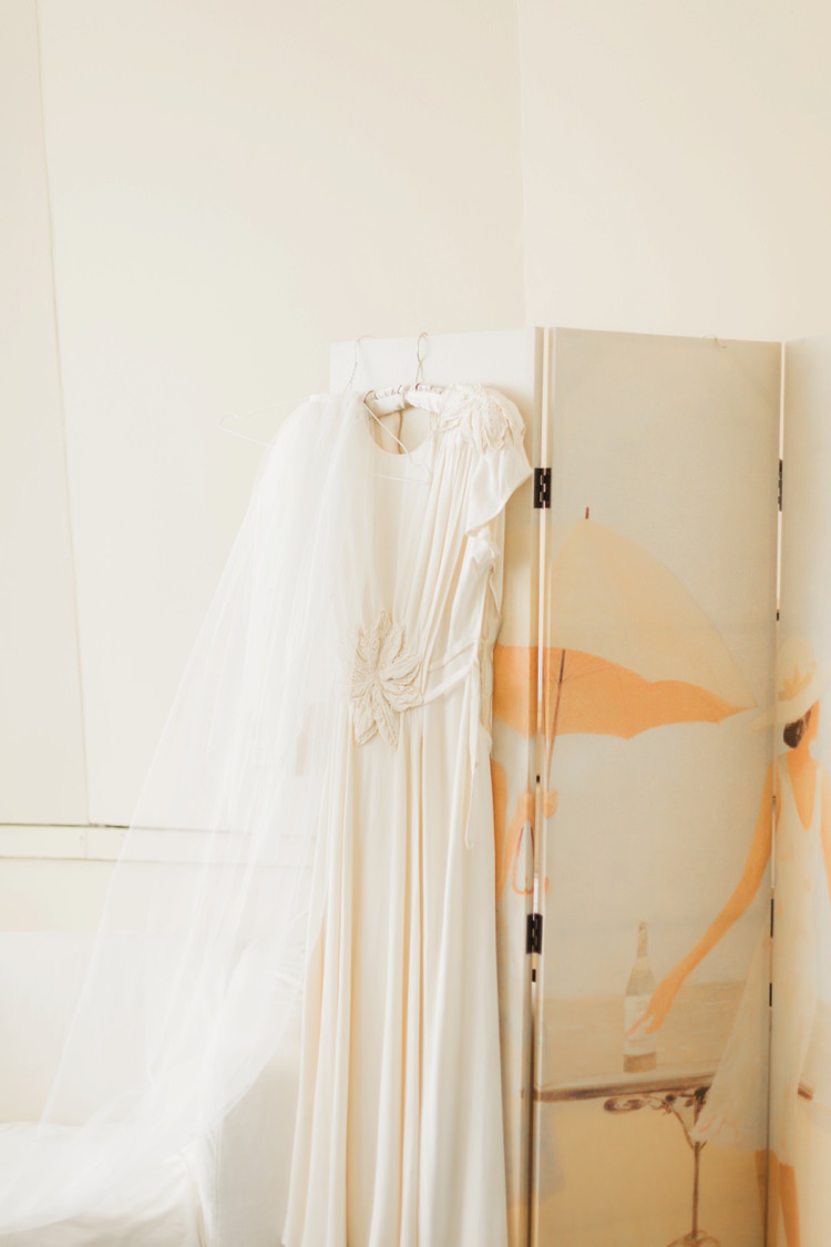Dress Gown Bride Bridal Vintage 1930s Wedding Worthing Pier West Sussex https://clairemacintyre.com/