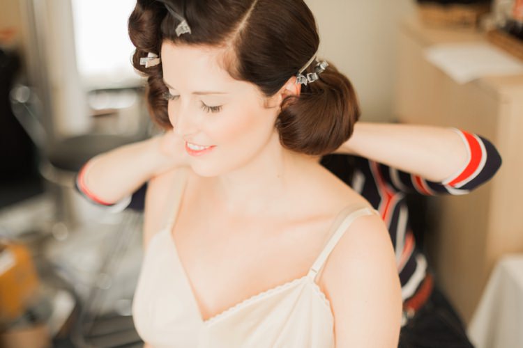 Hair Make Up Bride Bridal Retro Vintage 1930s Wedding Worthing Pier West Sussex https://clairemacintyre.com/