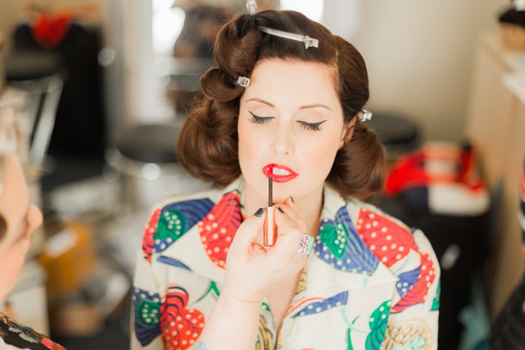 Hair Make Up Bride Bridal Retro Vintage 1930s Wedding Worthing Pier West Sussex https://clairemacintyre.com/