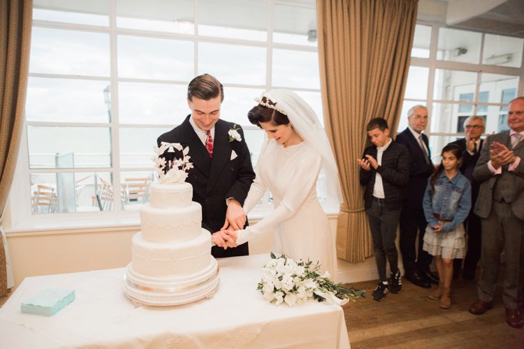 Vintage 1930s Wedding Worthing Pier West Sussex https://clairemacintyre.com/