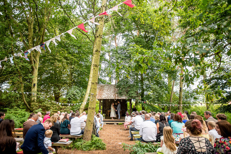 Outdoor Woodland Ceremony Mismatched Colourful Wildflower Meadow Wedding Hush Venues Norfolk http://lighteningphotography.co.uk/