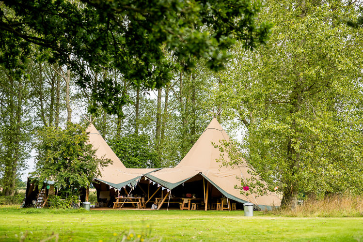 Tipi Woodland Mismatched Colourful Wildflower Meadow Wedding Hush Venues Norfolk http://lighteningphotography.co.uk/