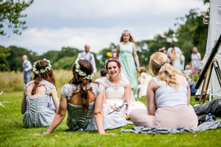 Mismatched Colourful Wildflower Meadow Wedding Hush Venues Norfolk http://lighteningphotography.co.uk/