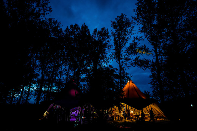 Tipi Lights Woodland Mismatched Colourful Wildflower Meadow Wedding Hush Venues Norfolk http://lighteningphotography.co.uk/