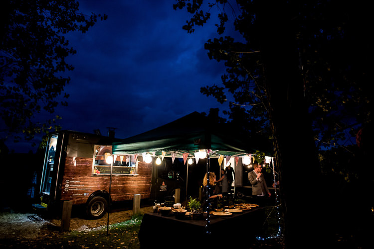Pizza Food Truck Mismatched Colourful Wildflower Meadow Wedding Hush Venues Norfolk http://lighteningphotography.co.uk/