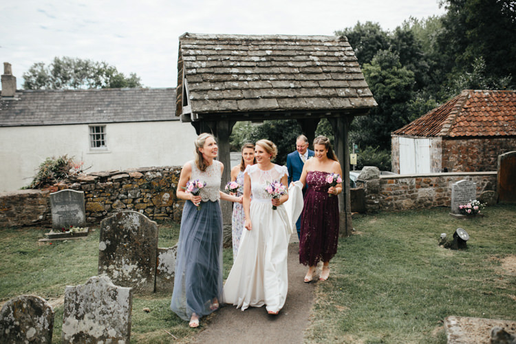 Katya Katya Shehurina Dress Cap Sleeve Lace Overlay Bouquet Wild Flowers Floral Mismatched Bridesmaids Relaxed Natural Local Country Marquee Wedding http://francescahillphotography.com/