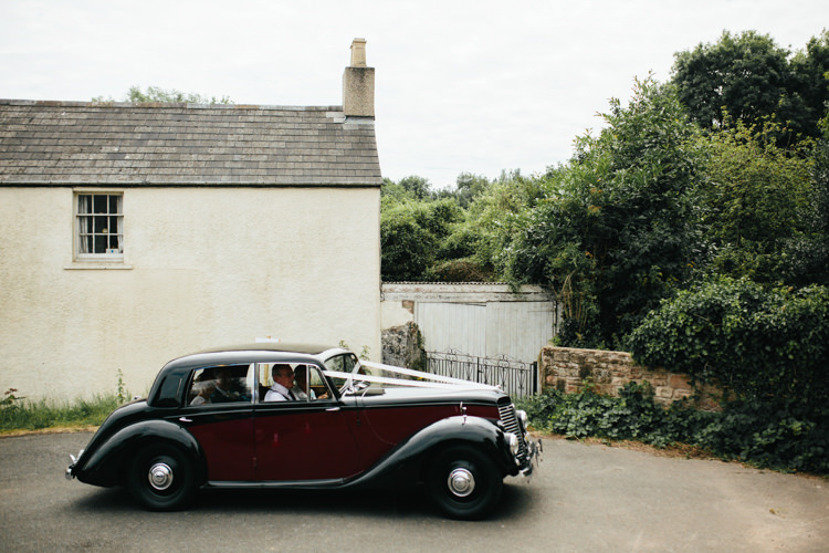 Bridal Transport Car Vintage Relaxed Natural Local Country Marquee Wedding http://francescahillphotography.com/