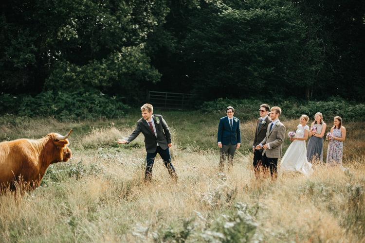 Katya Katya Shehurina Dress Cap Sleeve Lace Overlay Chinos Groom Mismatched Groomsmen Relaxed Natural Local Country Marquee Wedding http://francescahillphotography.com/