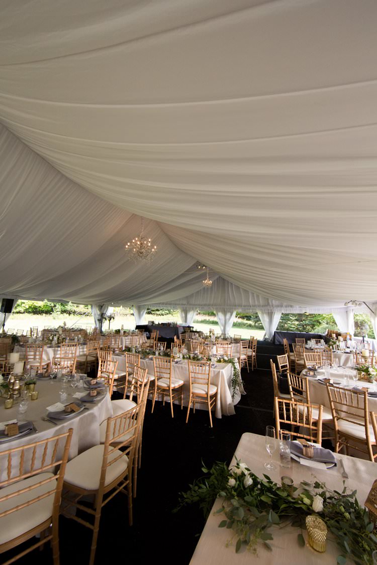 Outdoor Field Rustic Marquee Tipi Tent Wood Greenery Lanterns White Florals Gold | Black Tie Carnival Wedding Hot Air Balloon http://www.makingthemoment.com/