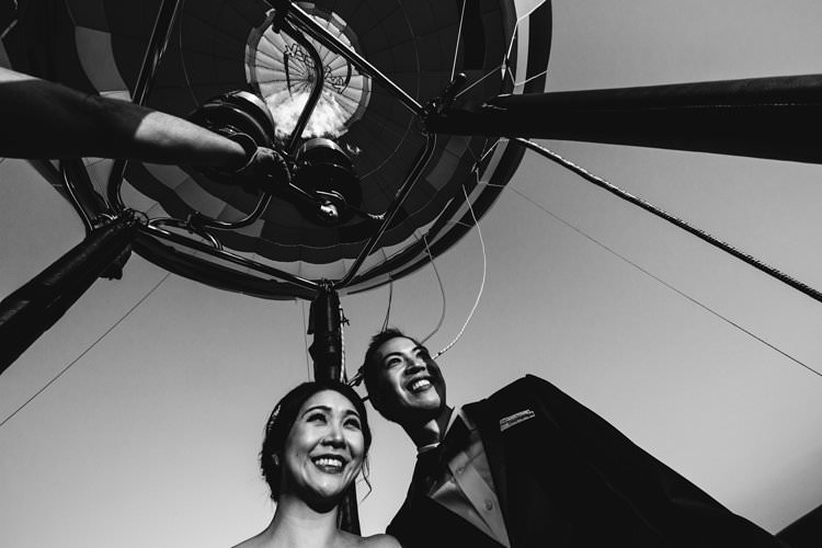 Outdoor Summer Field Rustic Marquee Tipi Tent Bride Groom | Black Tie Carnival Wedding Hot Air Balloon http://www.makingthemoment.com/