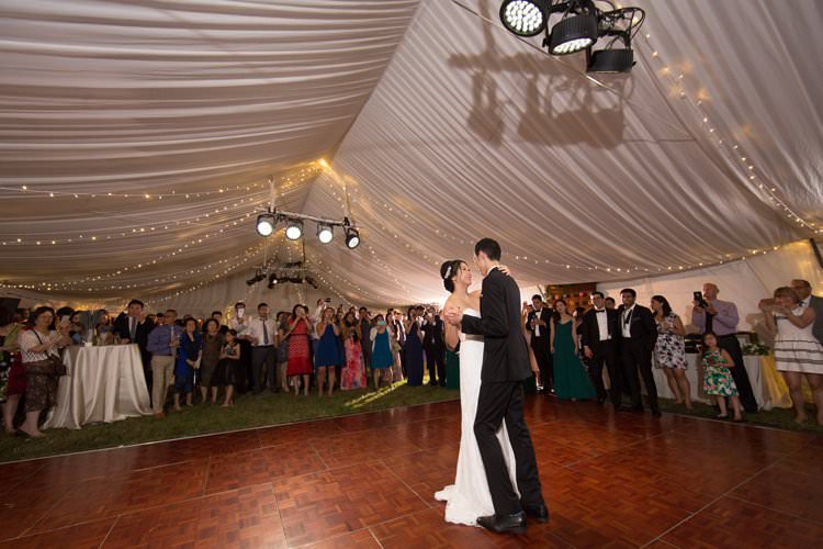 Outdoor Summer Field Rustic Marquee Tipi Tent First Dance | Black Tie Carnival Wedding Hot Air Balloon http://www.makingthemoment.com/