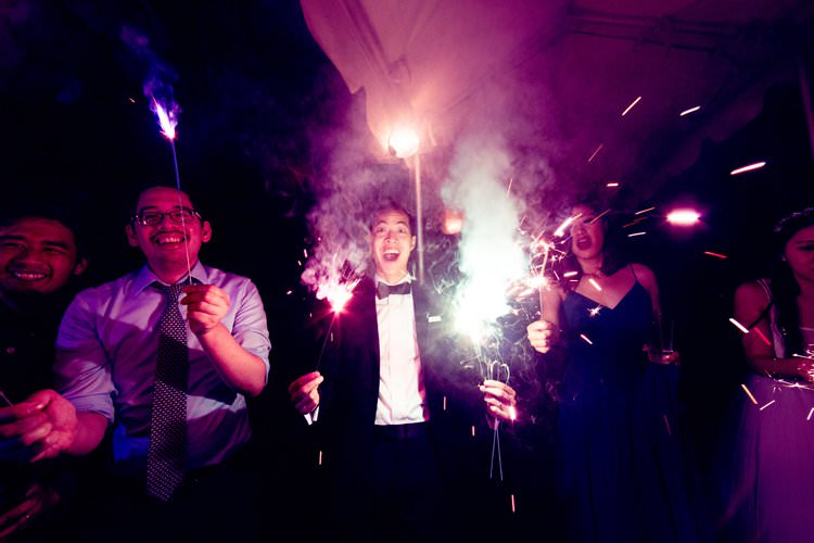 Outdoor Summer Field Rustic Marquee Tipi Tent Sparklers | Black Tie Carnival Wedding Hot Air Balloon http://www.makingthemoment.com/