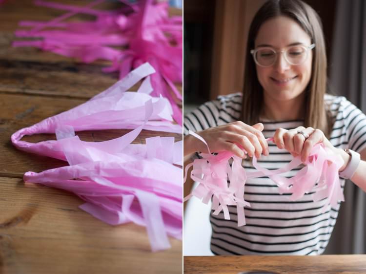 DIY Tissue Paper Tassels Balloons Giant Wedding Tutorial How To