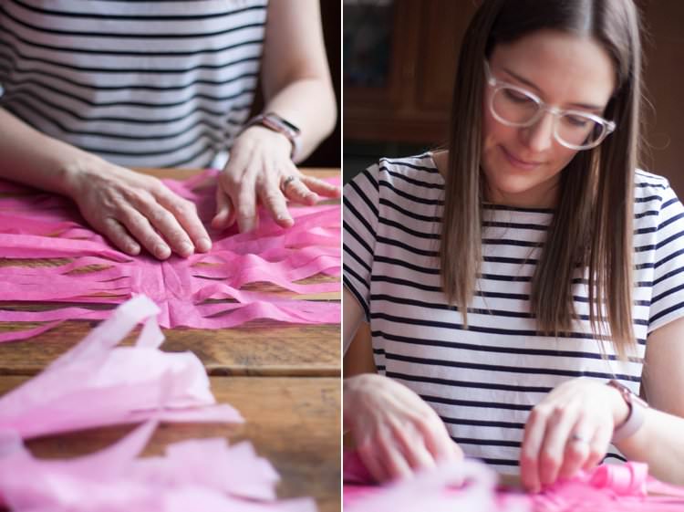 DIY Tissue Paper Tassels Balloons Giant Wedding Tutorial How To