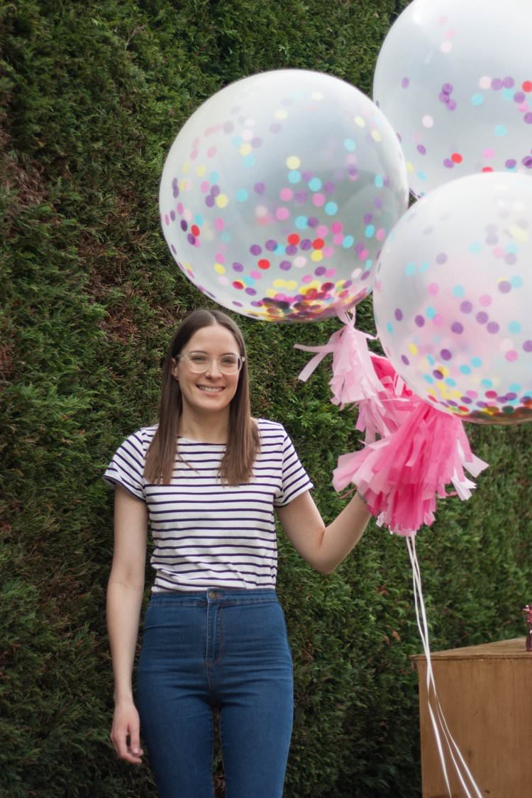 DIY Tissue Paper Tassels Balloons Giant Wedding Tutorial How To