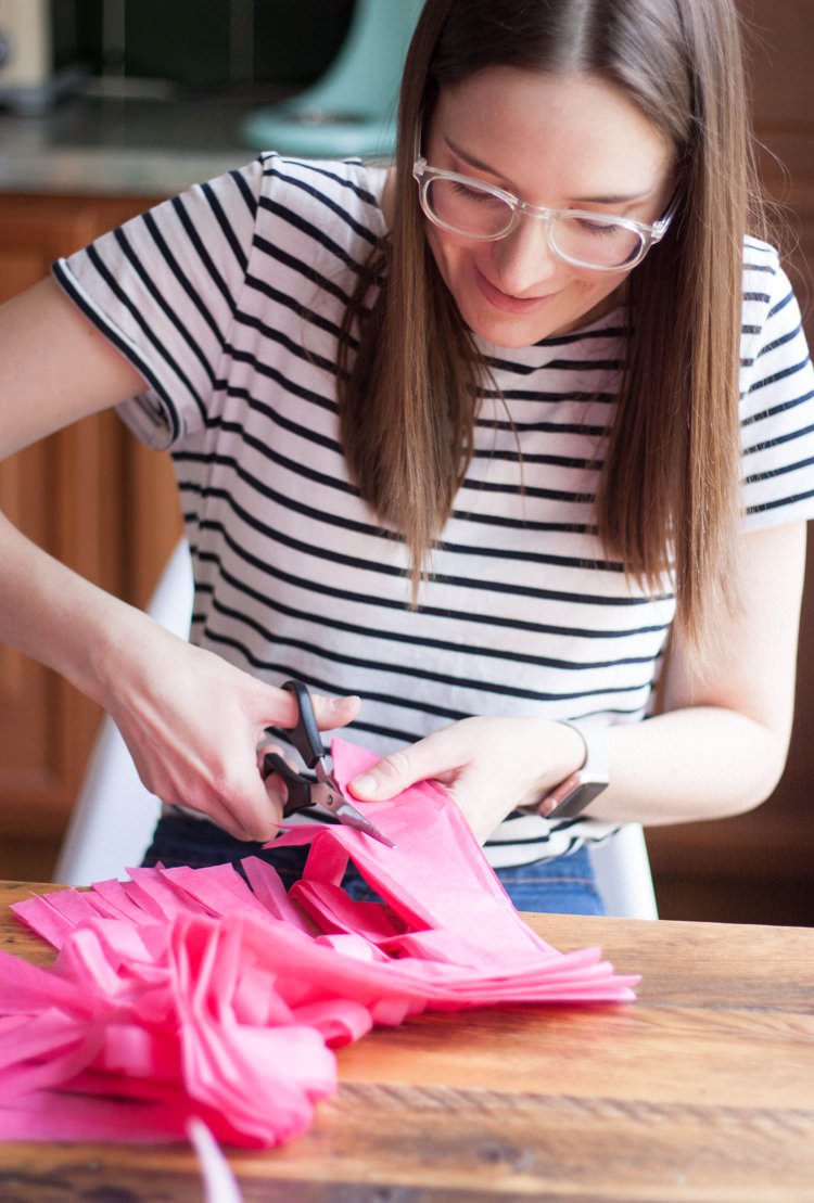 DIY Tissue Paper Tassels Balloons Giant Wedding Tutorial How To