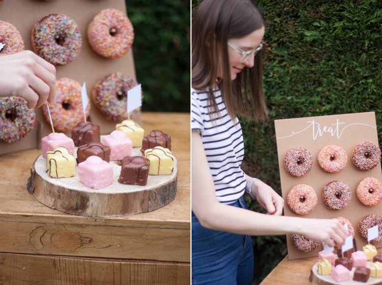 DIY Wedding Dessert Table Tutorial Cake
