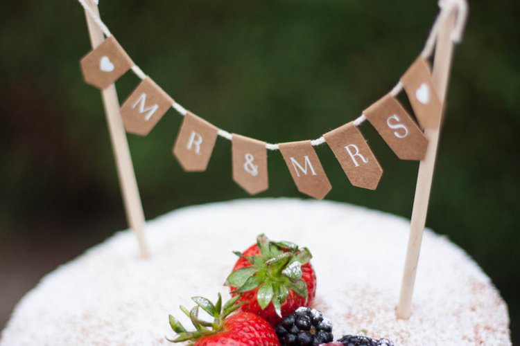 DIY Wedding Dessert Table Tutorial Cake Topper