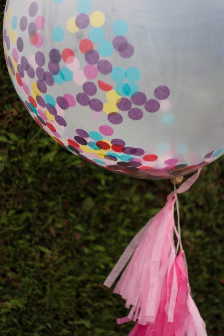 DIY Tissue Paper Tassels Balloons Giant Wedding Tutorial How To