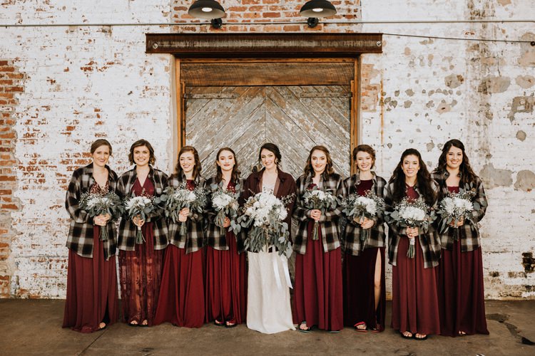 Bohemian Industrial Oxblood Wedding https://www.lunaleephotos.com/