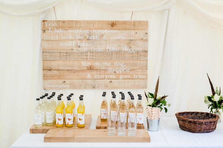 Pallet Sign Soft Drinks Autumn Countryside Family Farm Wedding Dorset http://www.lydiastampsphotography.com/