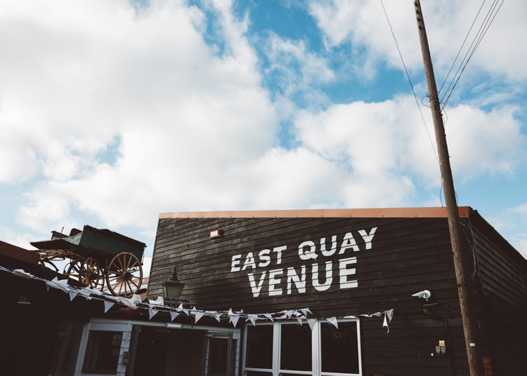 Cool Stylish Windy Coastal Wedding East Quay Lobster Shack Whitstable http://holliecarlinphotography.com/