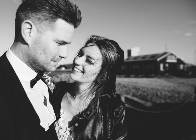 Cool Stylish Windy Coastal Wedding East Quay Lobster Shack Whitstable http://holliecarlinphotography.com/