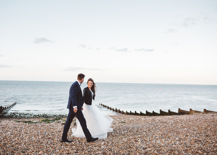 Cool Stylish Windy Coastal Wedding East Quay Lobster Shack Whitstable http://holliecarlinphotography.com/