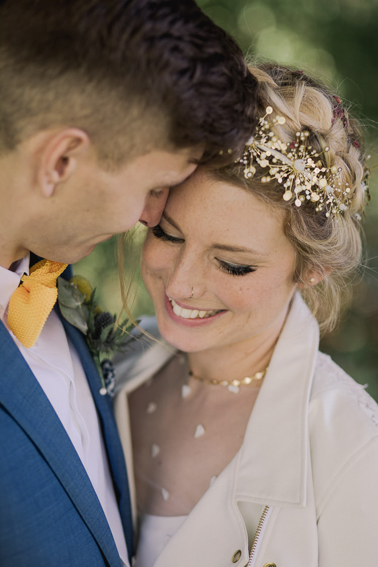 Bride Bridal Make Up Colourful Indie London City Wedding Clissold House West Reservoir Centre https://www.murrayclarke.co.uk/