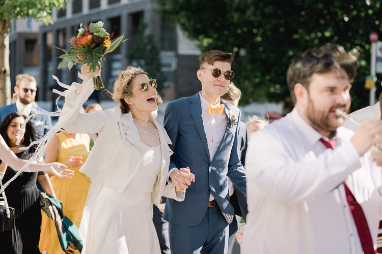 Colourful Indie London City Wedding Clissold House West Reservoir Centre https://www.murrayclarke.co.uk/