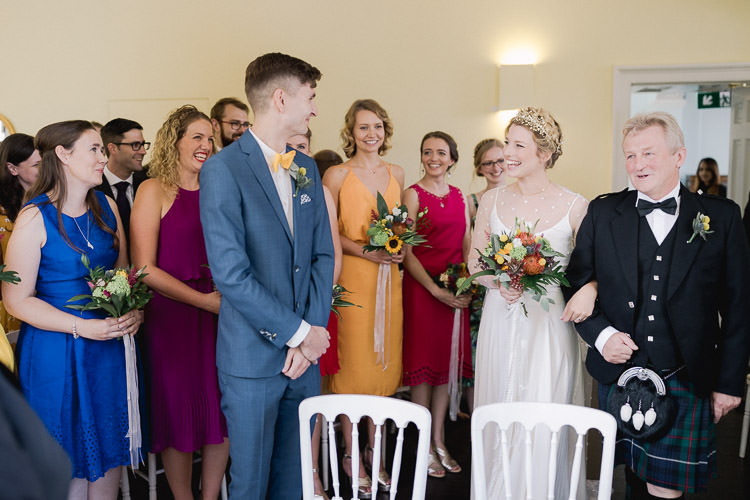 Colourful Indie London City Wedding Clissold House West Reservoir Centre https://www.murrayclarke.co.uk/
