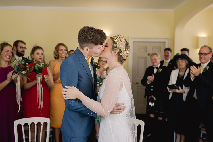 Colourful Indie London City Wedding Clissold House West Reservoir Centre https://www.murrayclarke.co.uk/