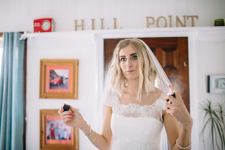 Hair Make Up Bride Bridal Prep Perfume Brass Copper Music Filled Barn Wedding East Riddlesden Hall Yorkshire https://www.joestenson.co.uk/