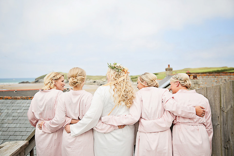 Pretty Sparkly Lusty Glaze Beach Cornwall Wedding http://victoriamitchellphotography.com/