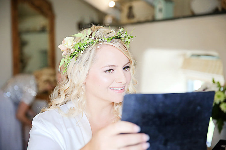 Pretty Sparkly Lusty Glaze Beach Cornwall Wedding http://victoriamitchellphotography.com/