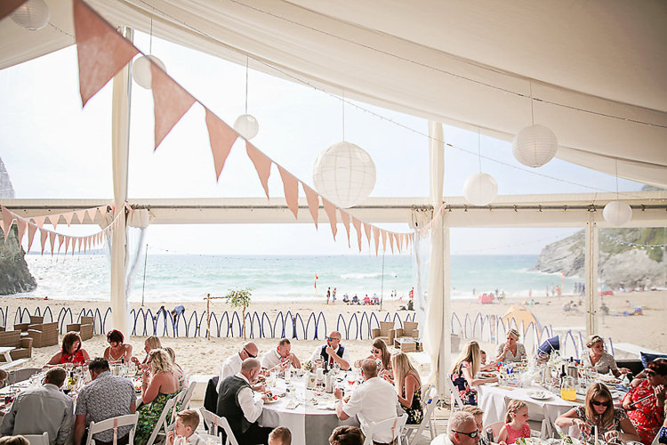 Pretty Sparkly Lusty Glaze Beach Cornwall Wedding http://victoriamitchellphotography.com/