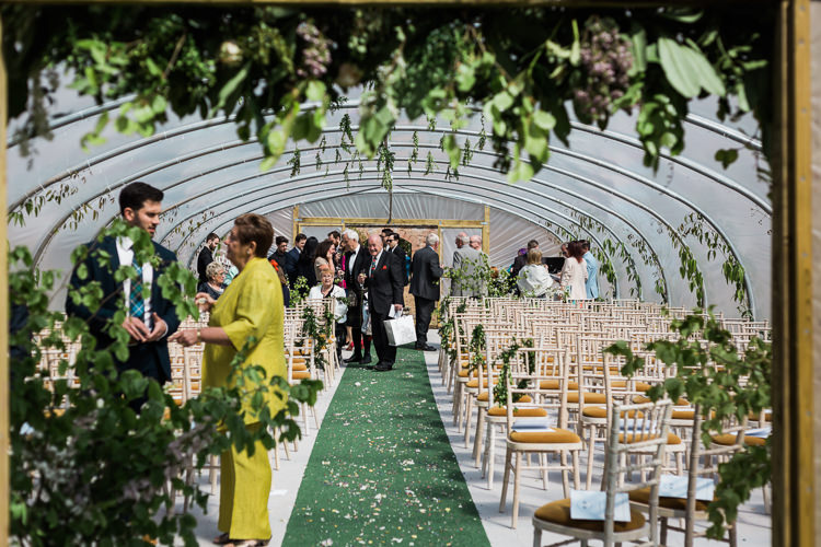 Spring Floral Polytunnel Sunny Wedding Colstoun House Scotland http://solenphotography.co.uk/