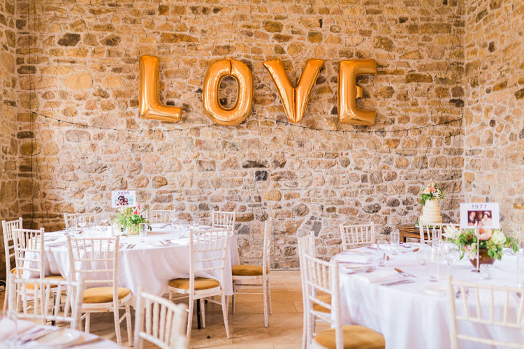 LOVE balloons helium Metallic Foil Spring Floral Polytunnel Sunny Wedding Colstoun House Scotland http://solenphotography.co.uk/