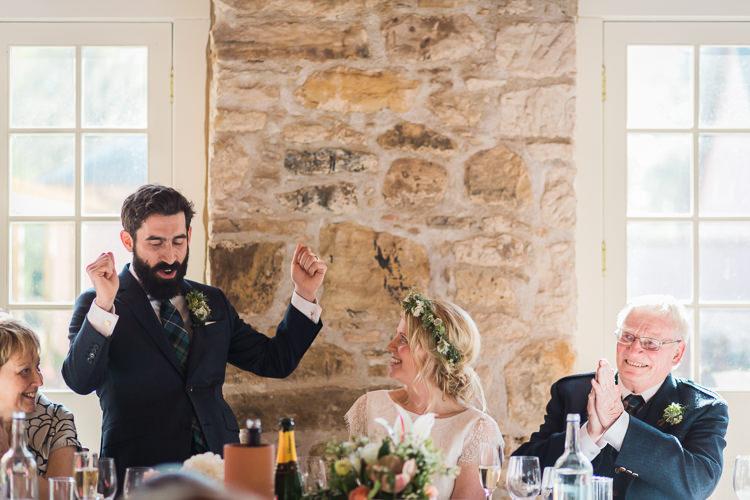 Spring Floral Polytunnel Sunny Wedding Colstoun House Scotland http://solenphotography.co.uk/