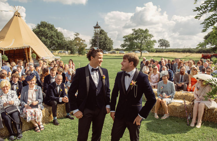 Bridge House Barn Leicestershire Wedding Colourful DIY Festival Tipi https://bpwphotography.com/