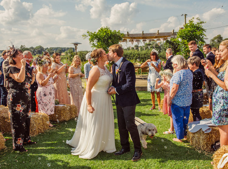 Bubbles Confetti Bridge House Barn Leicestershire Wedding Colourful DIY Festival Tipi https://bpwphotography.com/