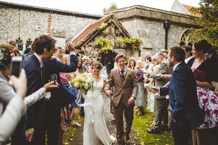 Confetti Throw Relaxed Country Tipi Yellow Wedding Hampshire https://photography34.co.uk/